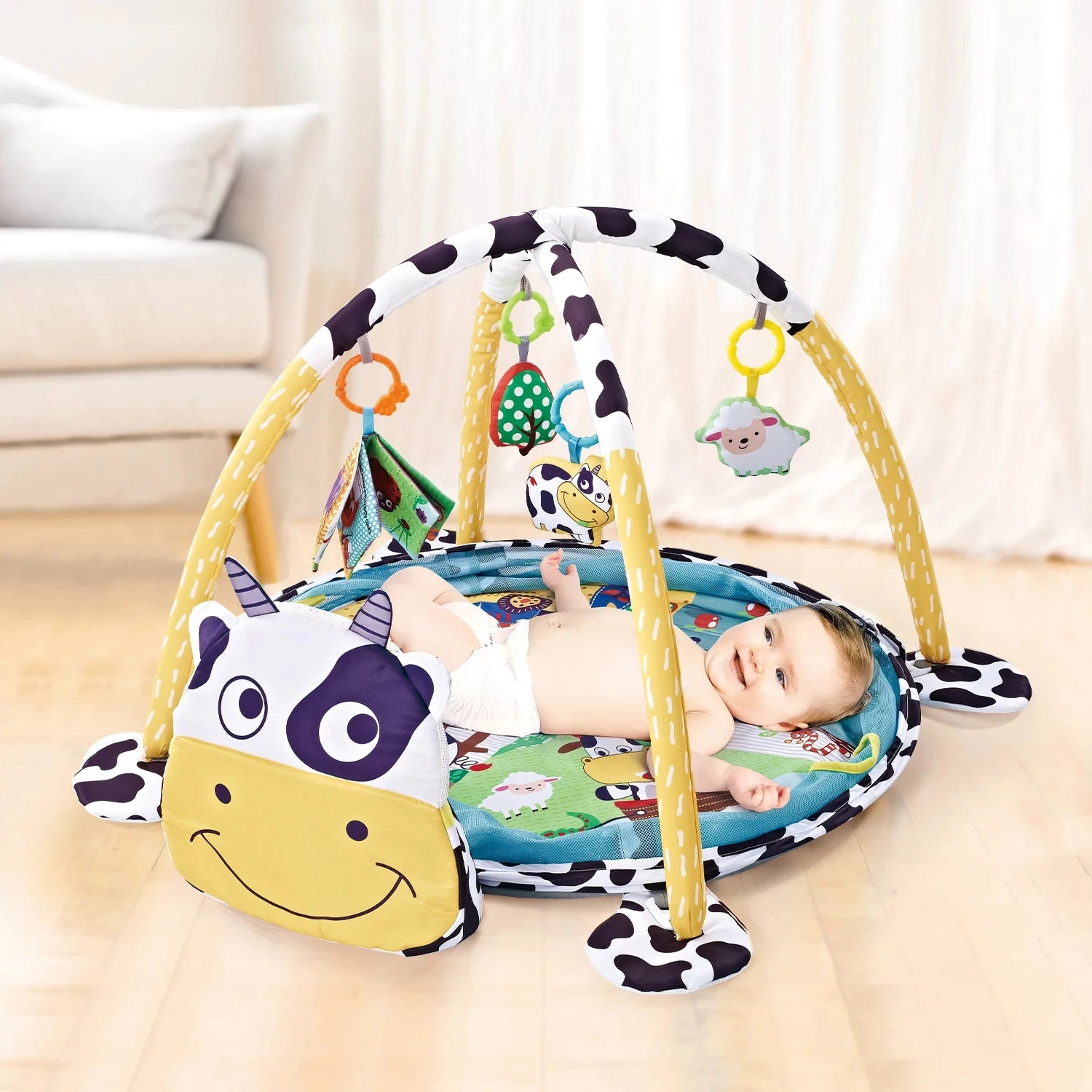 Baby Activity Fitness Frame Baby Crawling Mat Game Mat Multifunctional Early Education Fence Kids Activity Mat Gym Toys Gift