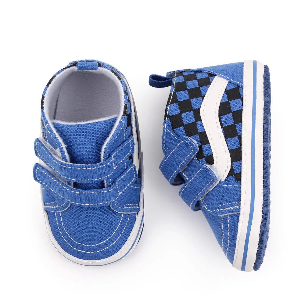 Baby Casual Shoes for Boy Spring Autumn Soft Soled Hook & Loop Fashion Design Comfortable Walking Sneakers Infant Shoes D2545