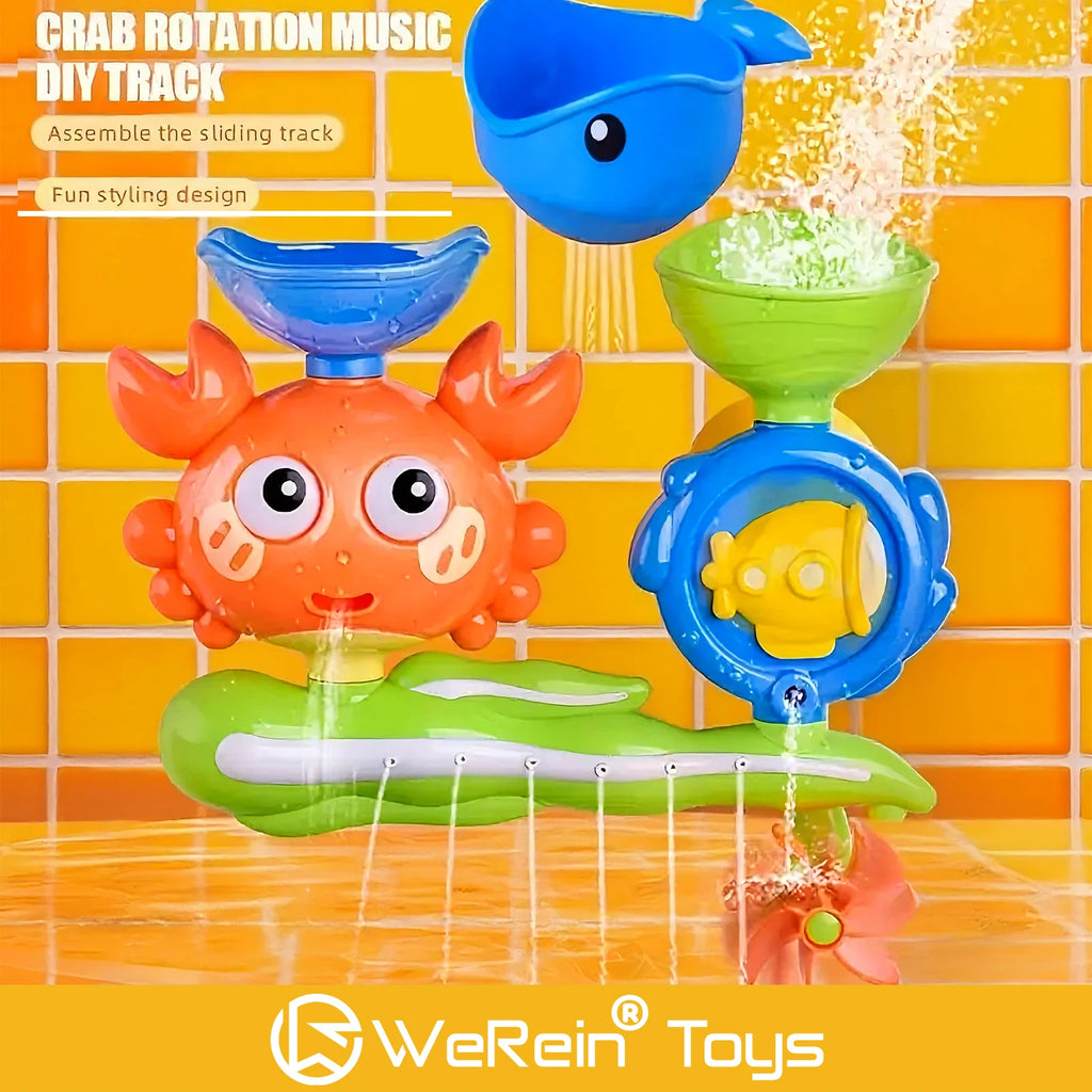 Children's Crab Bath Toy Fun Water Play Toy Bathtub Crab Shape Bath Time Entertainment