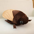 48cm Creative Simulated Insect Doll Plush Toy Stuffed Animal Soft Cicada Pillow Gifts for Boys Children Friends Prank Toys Decor