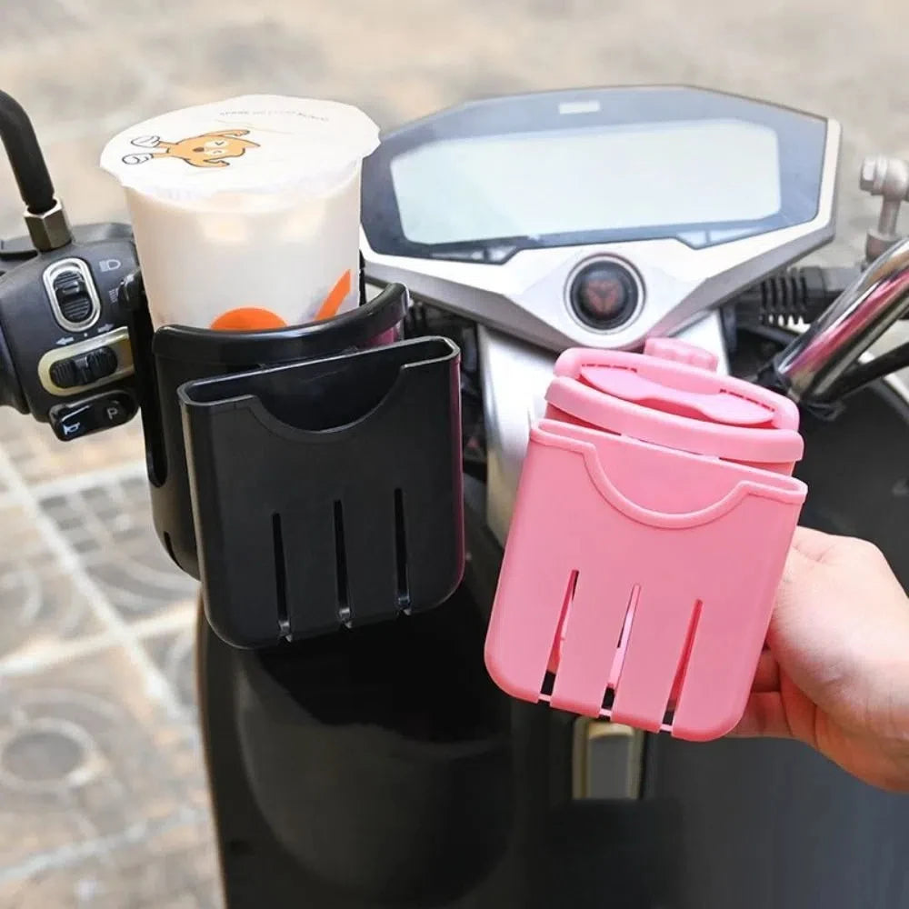 Baby Stroller Water Cup Holder Baby Pram 2-in-1 Milk Bottle Rack Pink Black Multi-function Mobile Phone Holder