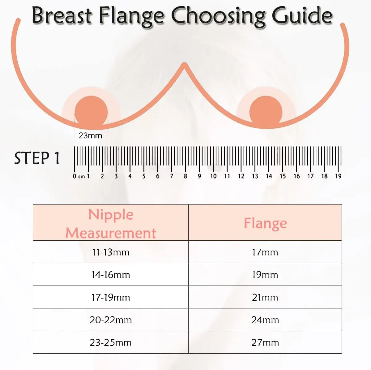 BornBL Breast Flange (2-Pack), Replacement Accessories for Wearable Breast Pump S9/S10/S12 Pro, Food-grade Silicone Shield Funel