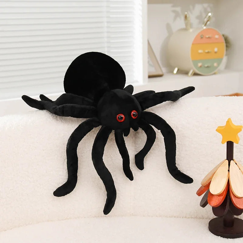 Nice Realistic Tarantula Spider Plush Toy 7 Styles Spooky Stuffed Animal Doll Forhalloween Decor, Prank Gifts And Party Favors