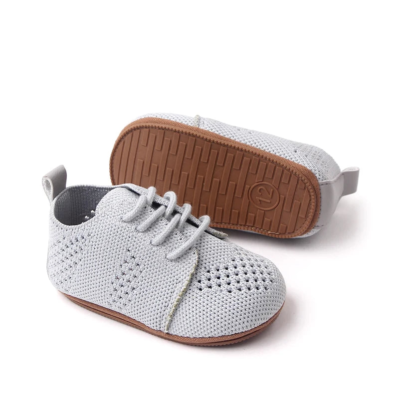 Spring Autumn Children's Mesh Sports Shoes Breathable Mesh Footwear Baby Shoes Casual Shoes 0-1 Years Old Soft Topped Baby Shoes