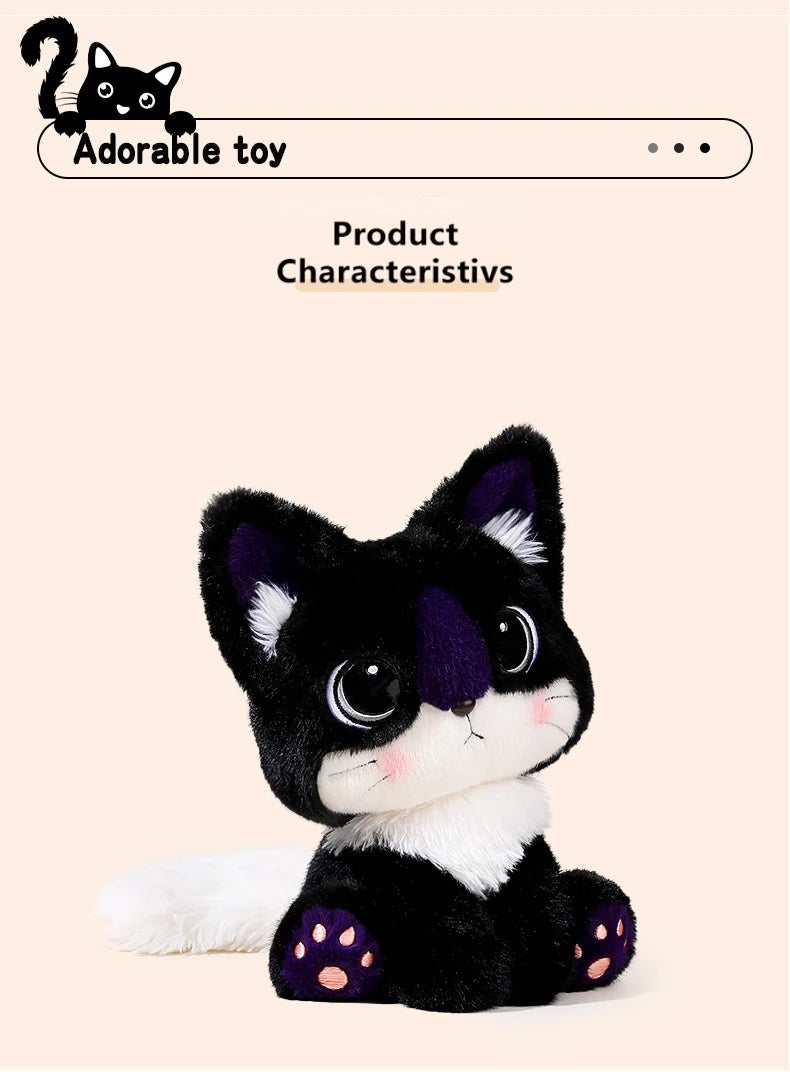Hot Cuddly Cat Plush Toys the Healing Series Mickey Cats Brings Warmth and Peace Mind to for Children's Companionship Gifts