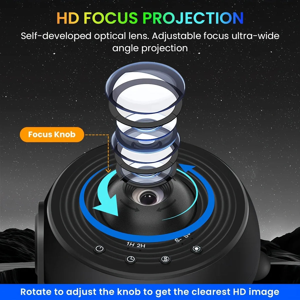 Pro Night Light Galaxy Projector Starry Sky Projector 360° Rotate Planetarium Lamp For Kids Bedroom Valentines Day Wedding Deco