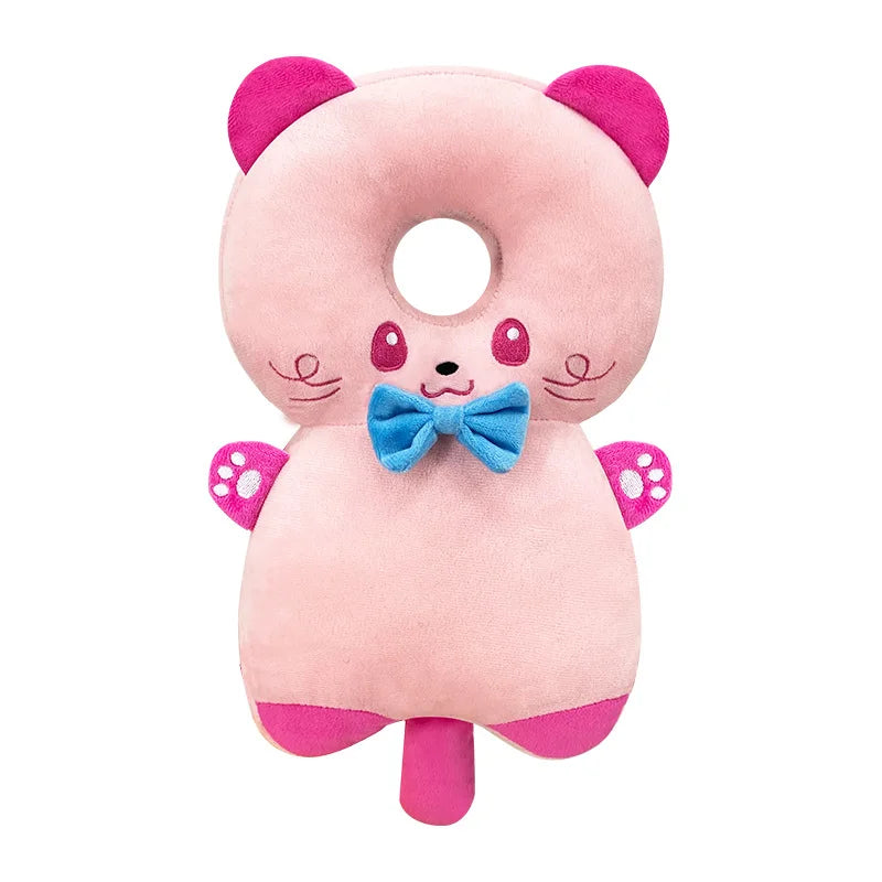 Cartoon Soft Headrest Security Pillow Backpack for Newborns and Toddlers Head Fall Protection Pad Model BHP01