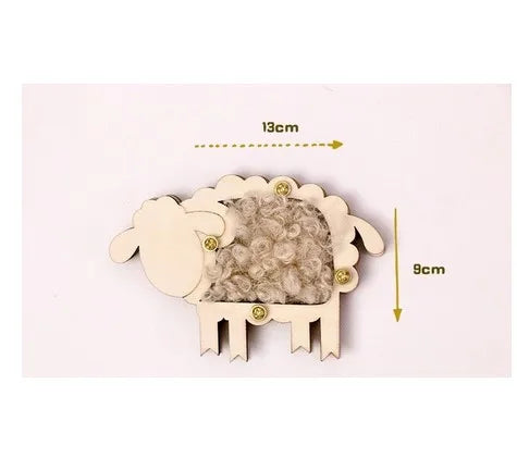 Baby Montessori Busy Board Accessories Gear Castle Color Change Card Switch Light DIY   Valve Wood Educational Toy For Children