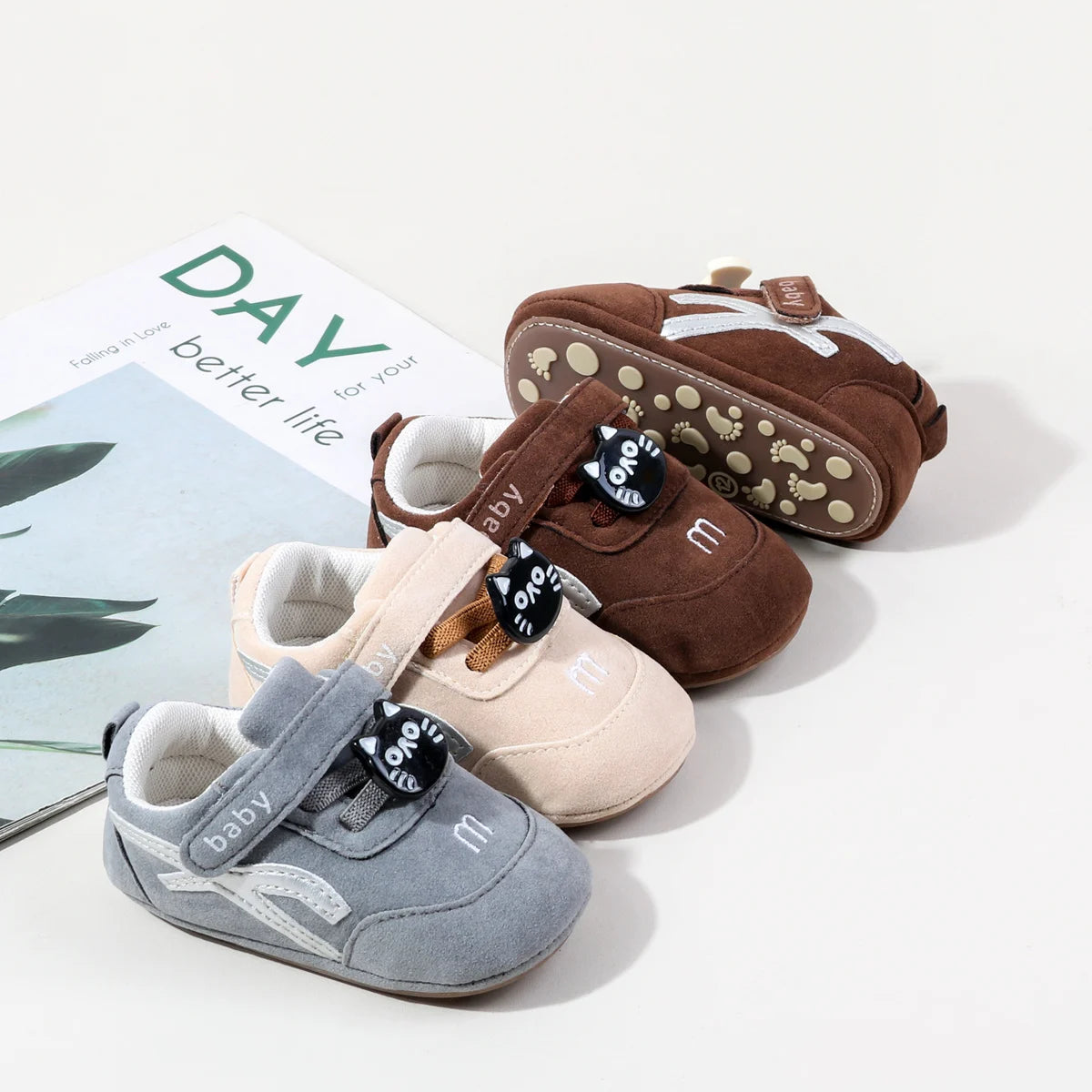 Hot Sale Baby Boys And Girls Sprots Sneaker Indoor Outdoor Toddler Shoes For 0-18 Months Baby Unisex Soft And Comfortable Sole