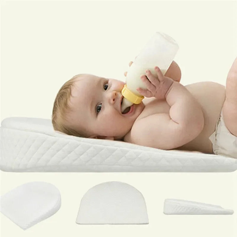Newborn Slope Pillows Positioning Baby Anti Reflux Cotton Nursing Pillow Feeding AntiSlip Non‑slip Pillow Baby Sleep Pillows