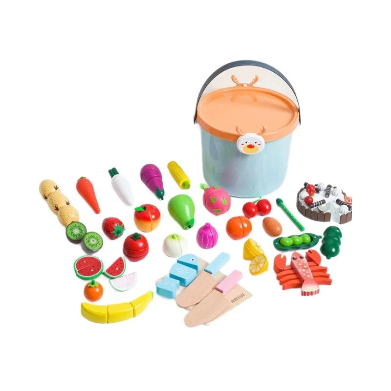 2026 Montessori Simulation Chechele Shower Gel Tomato Fruit Kitchen Educational Toy Play House Decompress Educational Toy Gift