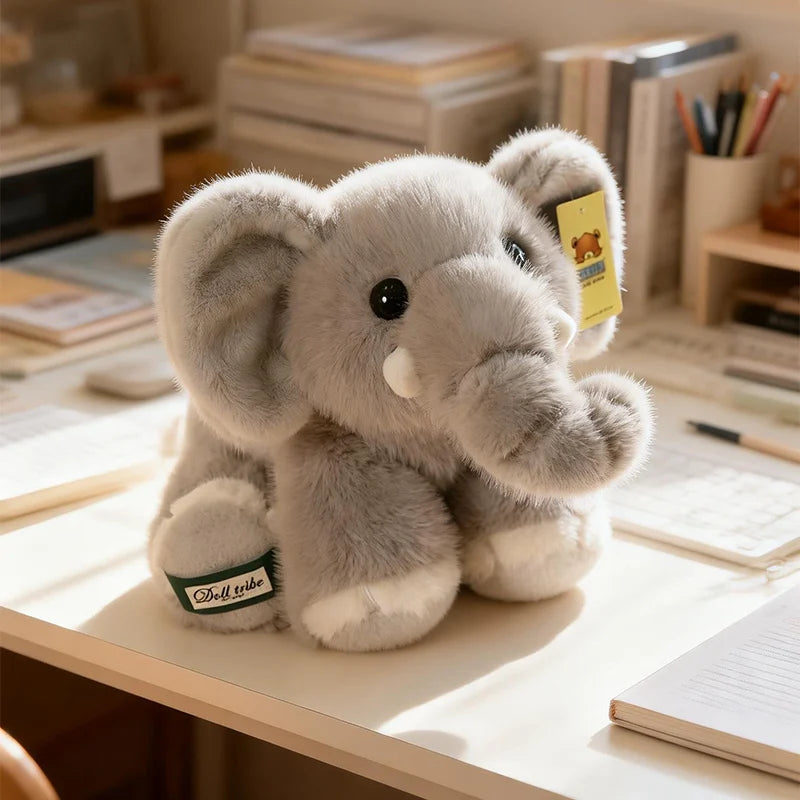 Hot Stuffed Animals Elephant Plush Doll Back Cushion Sofa Decorative Stuffed Elephant Toy 30/45cm Throw Pillow Elephant Doll