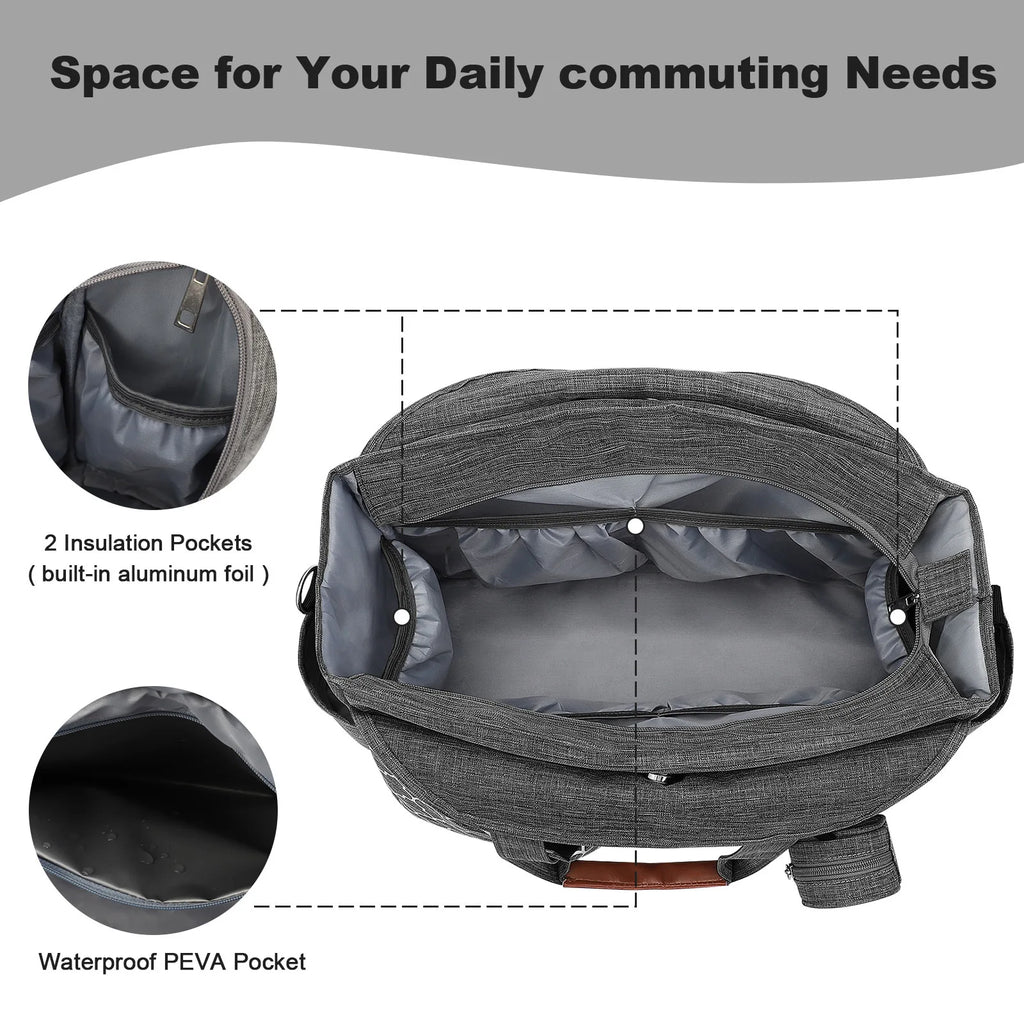 Mother and baby bag, large-capacity multifunctional diaper and bottle storage bag, baby stroller hanging bag