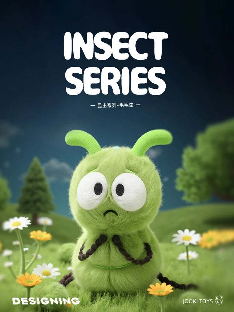 16cm Cartoon Funny Insect Series Plush Toy Soft Cute Caterpillar Stuffed Animal Ideal Birthday Gift for Kids Girls & Boys