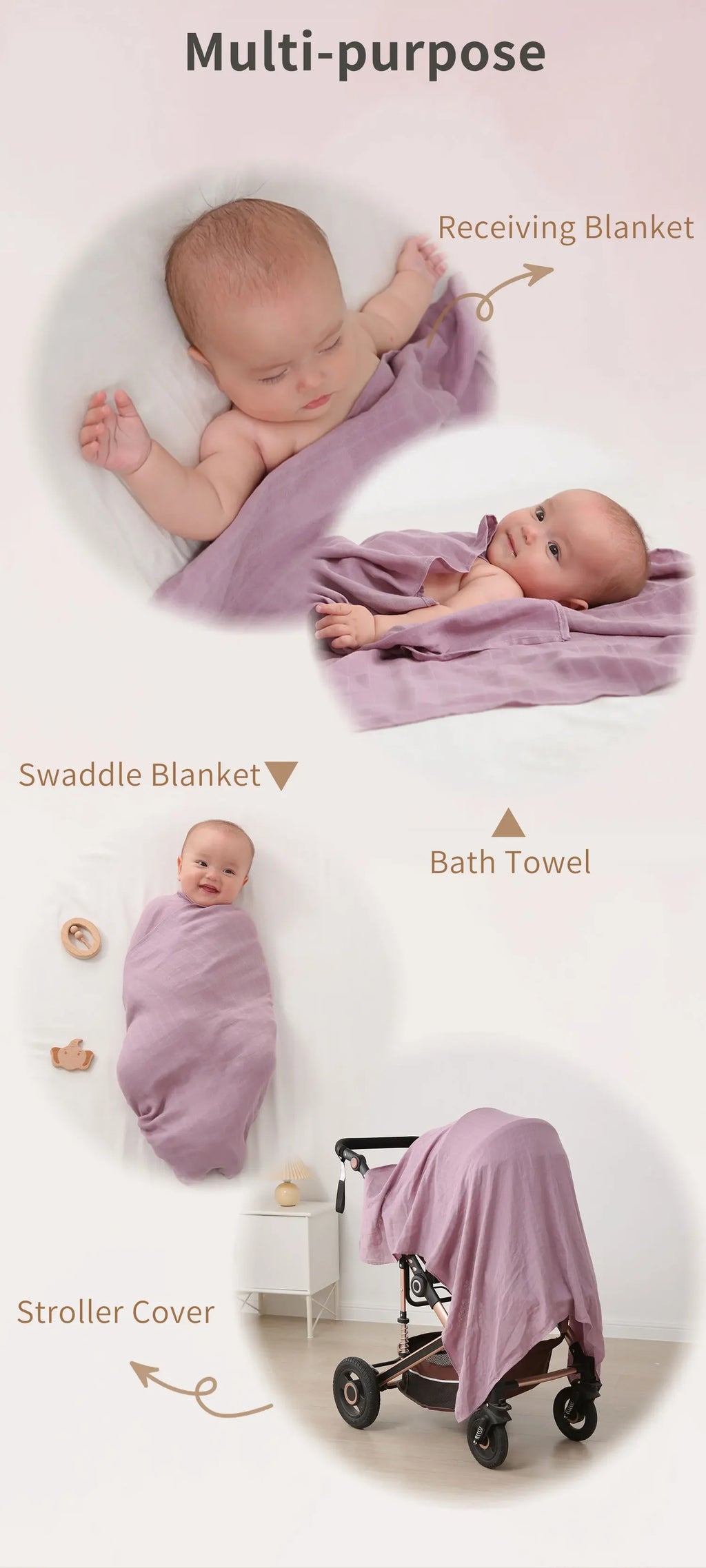 120*120 Cm Soft Muslin 100% Cotton Baby Blanket Cute Cartoon Newborn Blankets Bath Gauze Infant Wrap Sleepsack Stroller Cover