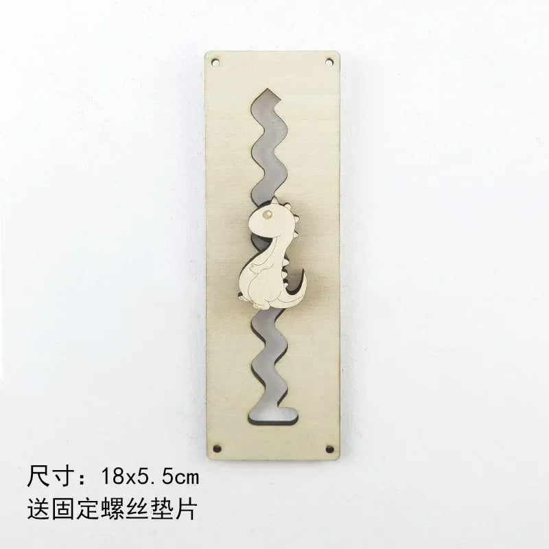Wooden Busy Board Toy for Montessori Learning With Clock Mirror and Unlock Activities Model MB-001