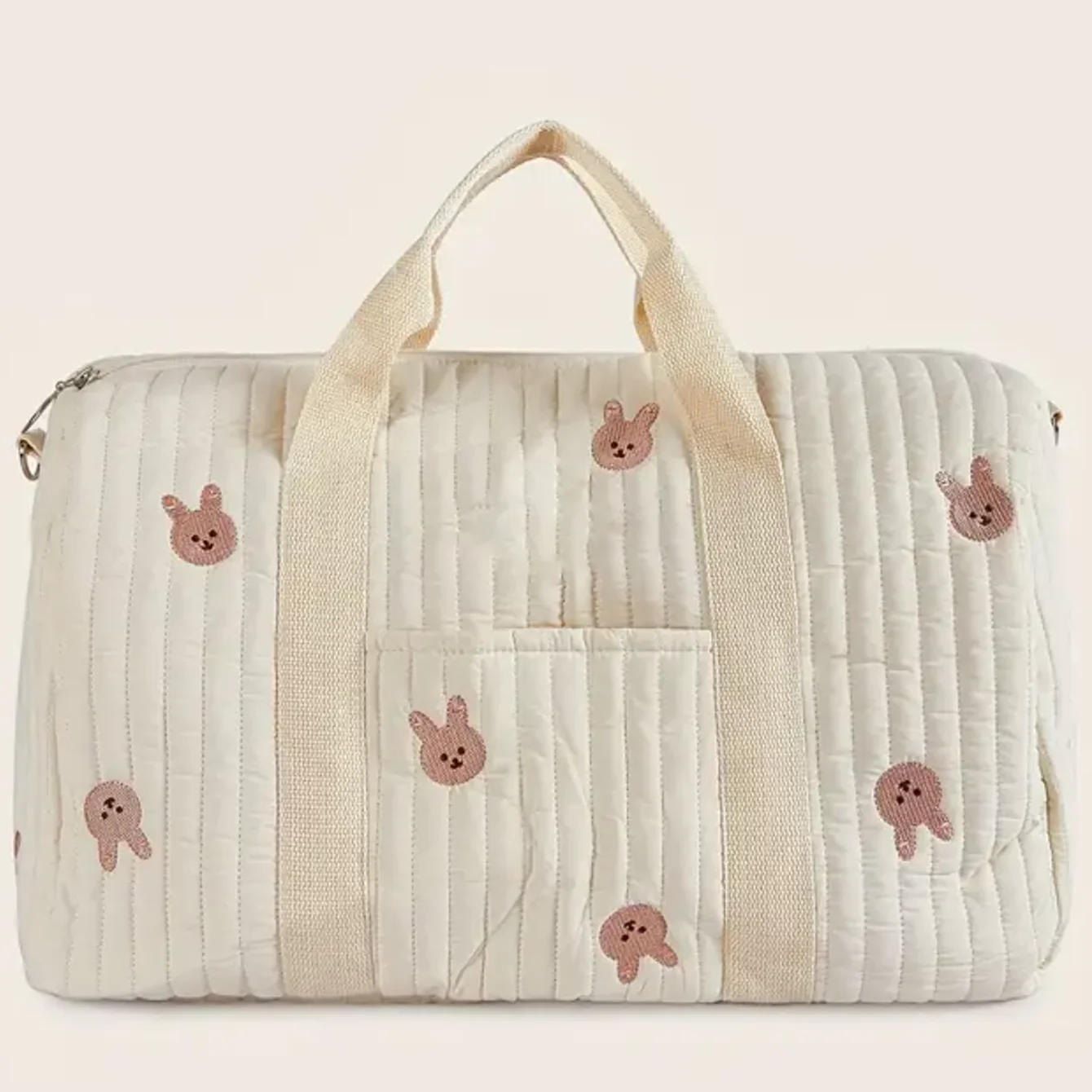 Mom & Baby Trips Personalized Name Embroidered Maternity Bag Autumn Winter Large-Cap 2-Way Handheld Crossbody