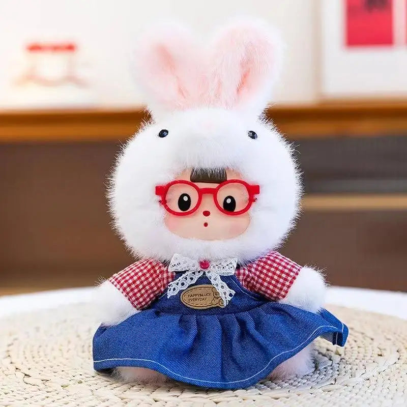 Scholar Vinyl Plush Wolf And Rabbit Table Companion Model 0000 Inspired By Little Red Riding Hood Theme