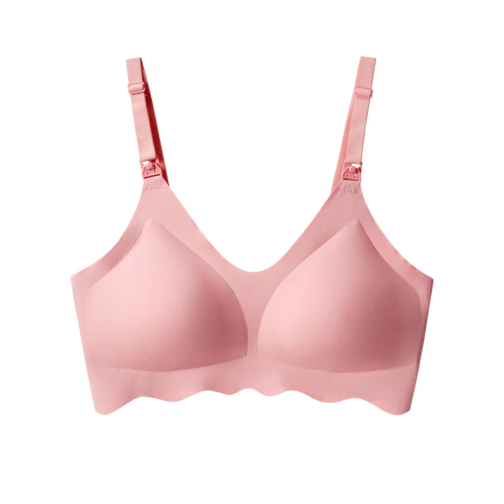 New Traceless Women's Comfortable and Breathable Ultra Thin Breastfeeding Bra Detachable Breastfeeding Bra
