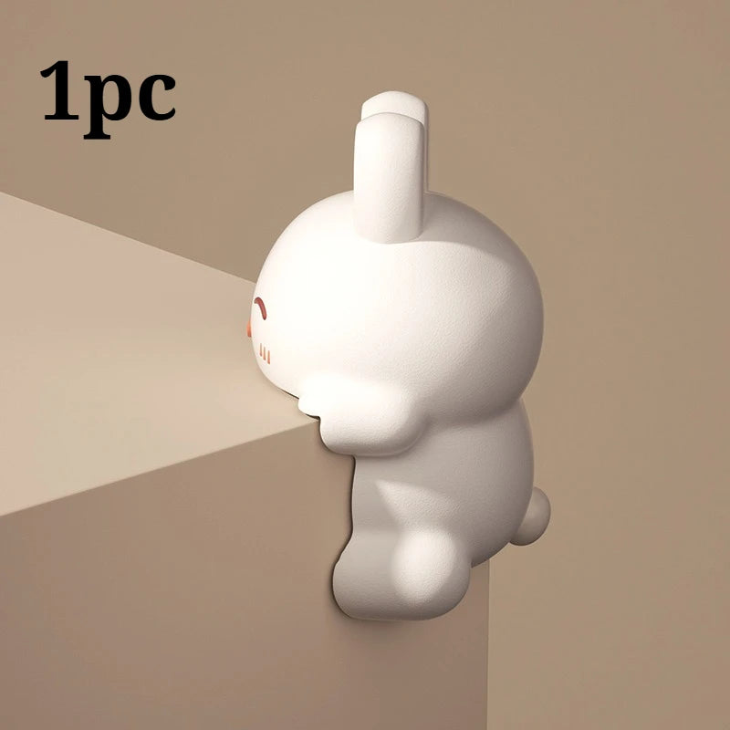Cartoon Silicone Corner Protector Anti Collision Edge Guard Dinosaur Rabbit Bear For Baby Kids Furniture Table Window