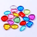 30PCS Pirate Treasure Hunt Boys Girls Multi-Colored Diamond Gems Toy  Kids Toys Jewels Jewelry Speelgoed Meisjes Party Favors