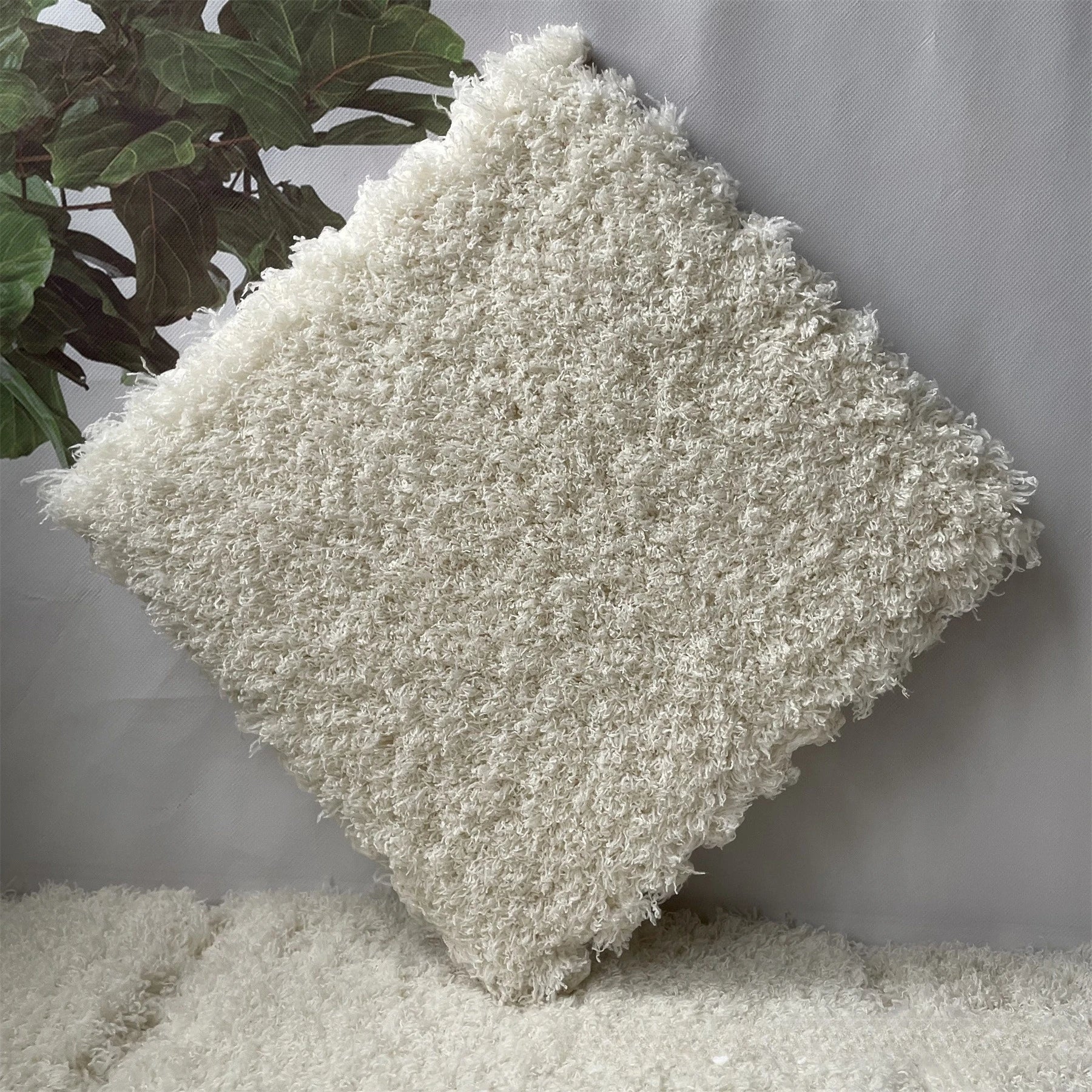 YMXBHN Velvet Plush Puzzle Mats Floor Tiles for Sound Absorbing Non Slip Carpet Full Room Coverage Model YMXBHN