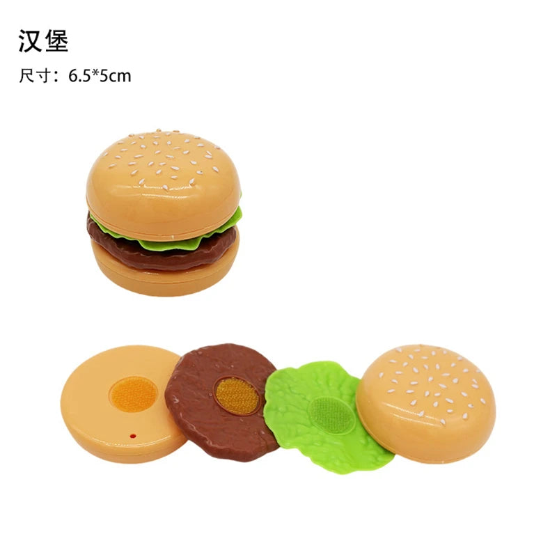 Chechele Montessori Paste Simulation Educational Toy for Sensory Decompression Durian Grapefruit Cherry 1Pcs