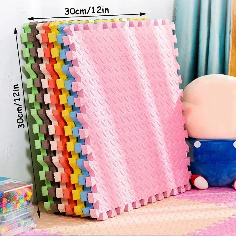 Children's Game Puzzle Floor Mat Durable Non-slip Carpet for Fitness Equipment Mats Bedroom Living Room Home Decoration