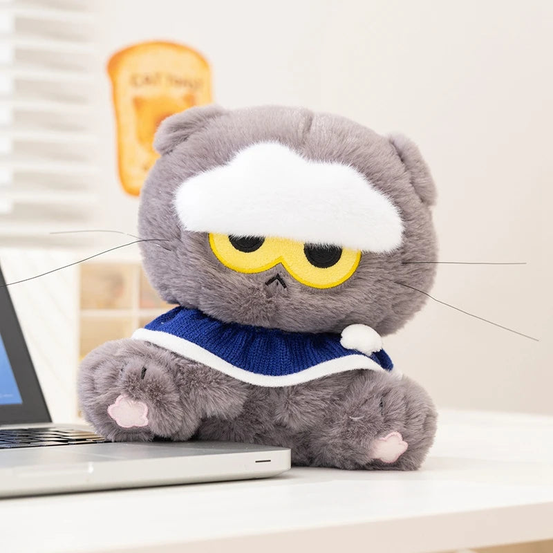 Hot Cute Cartoon Cloud Cat Gd G-dragon Cat Doll Zoa Gas Tank Cat Plush Toy Doll Accessories Cat Doll Bag Pendant Children's Gift