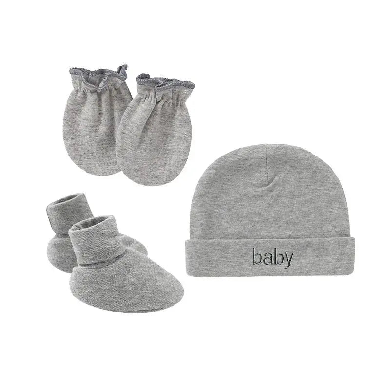 Four Seasons Baby Unisex Hat Gloves Socks 3 Pack Set for Newborns Infant Clothes Essentials
