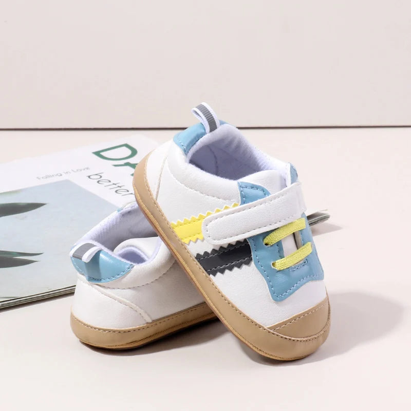 Baby Girls Boys Casual Shoes TPR Sole Anti Slip Sneakers Fashion Design High Quality Newborn Toddler Shoes First Walkers BSK4193