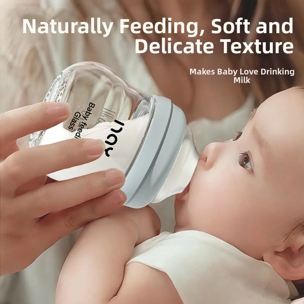 Glass Baby Feeding Bottle | Anti-Colic BPA-Free | Baby World SA