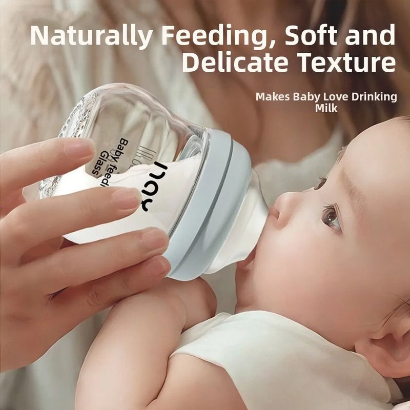 Glass Baby Feeding Bottle | Anti-Colic BPA-Free | Baby World SA