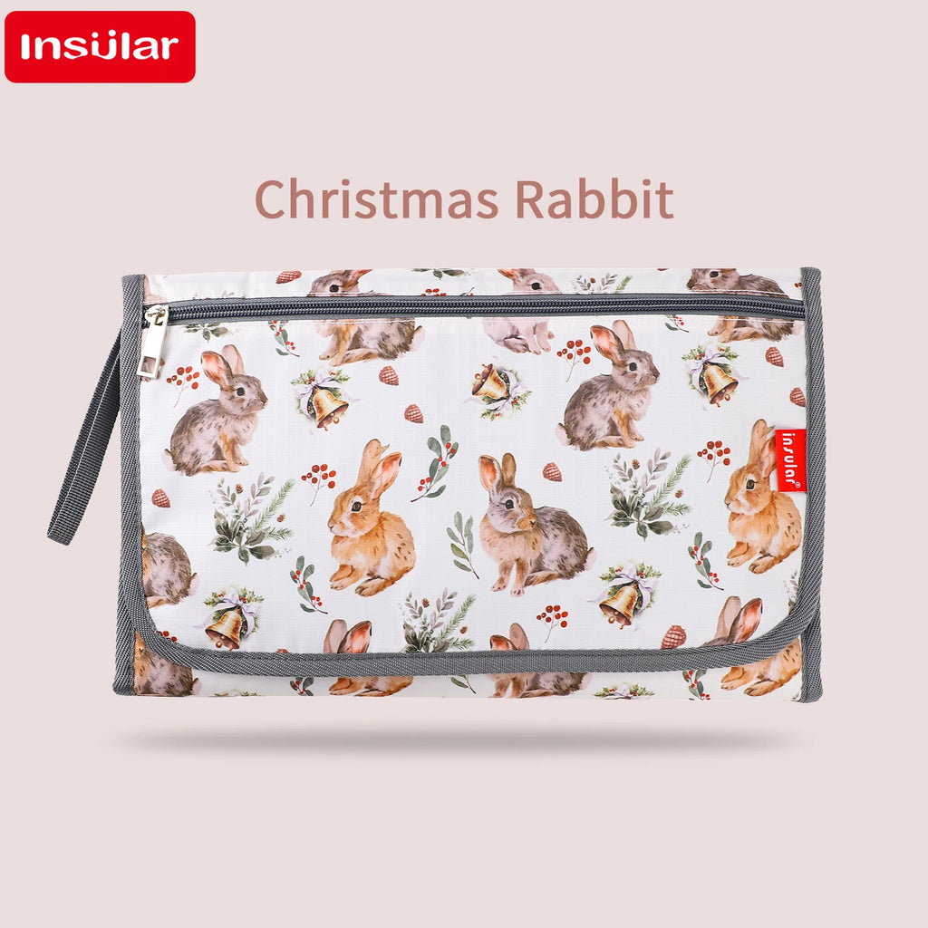 INSULAR Baby Nappy Changing Cushion Fordable Storage Bags Waterproof Kids Washable Mattress Mother-Infant Care Products