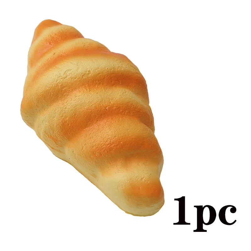 1/4PCS Butter Bread Squishy Toy Slow Rising Squishies Soft PU Foam Squeeze Toys for Stress Relief Fidget Toys Party Favors