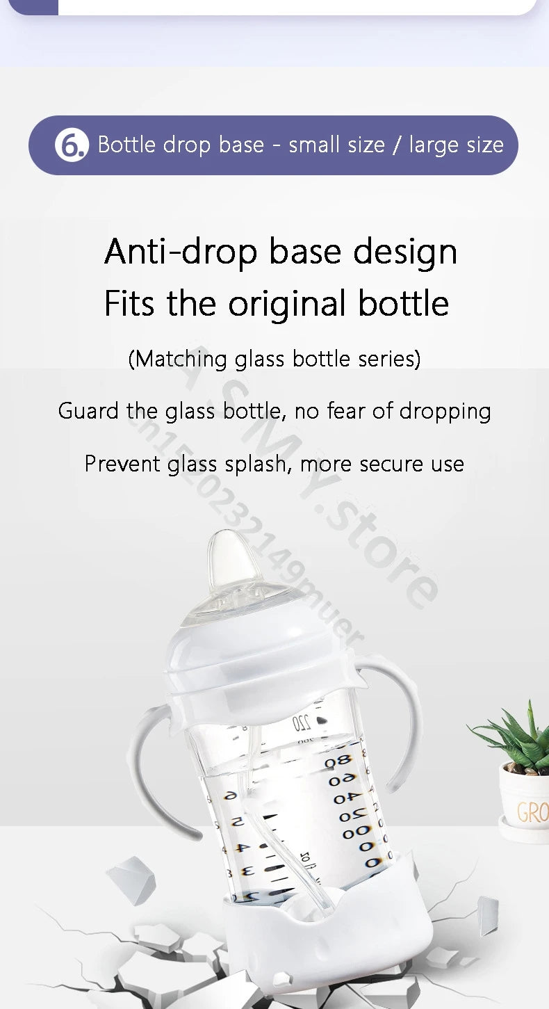 ANPEI Suitable for Avent   wide-bore bottle handle / teat / bottle base / screw teeth - dust cap / bottle accessories