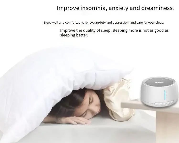 Household Portable Adult Baby Smart White Noise Sleep Machine with 30 Sounds and 36 Levels for Sleep Therapy