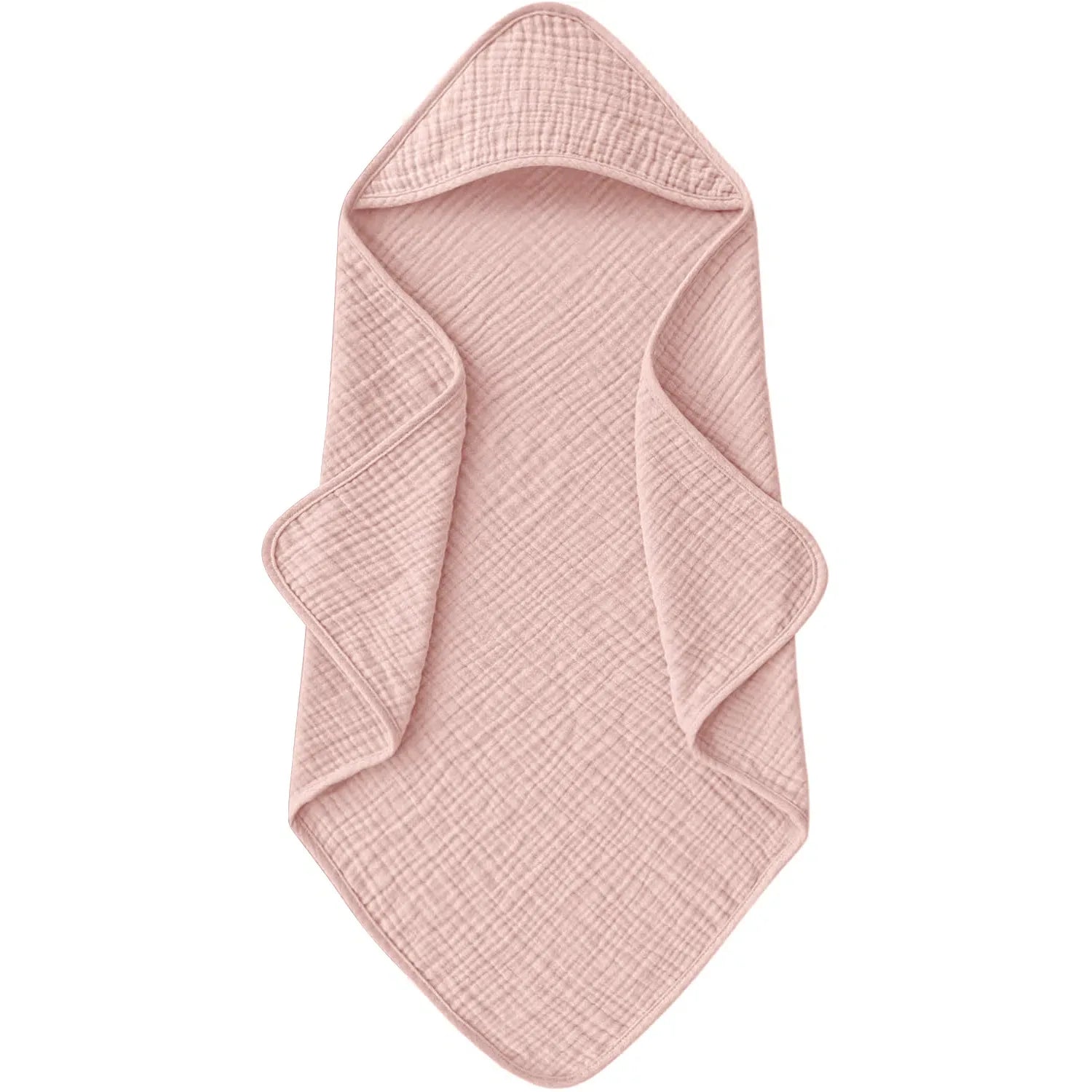 Muslin Hooded Baby Towels, 100% Cotton, Ultra-Soft & Absorbent Baby Bath Towels with Hood for Newborn & Infant