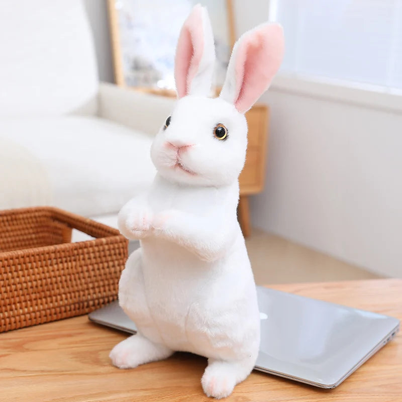 Rabbit Plush Toy Realistic Cute Bunny Plush For Home Decoration And Easter Gift Ideas