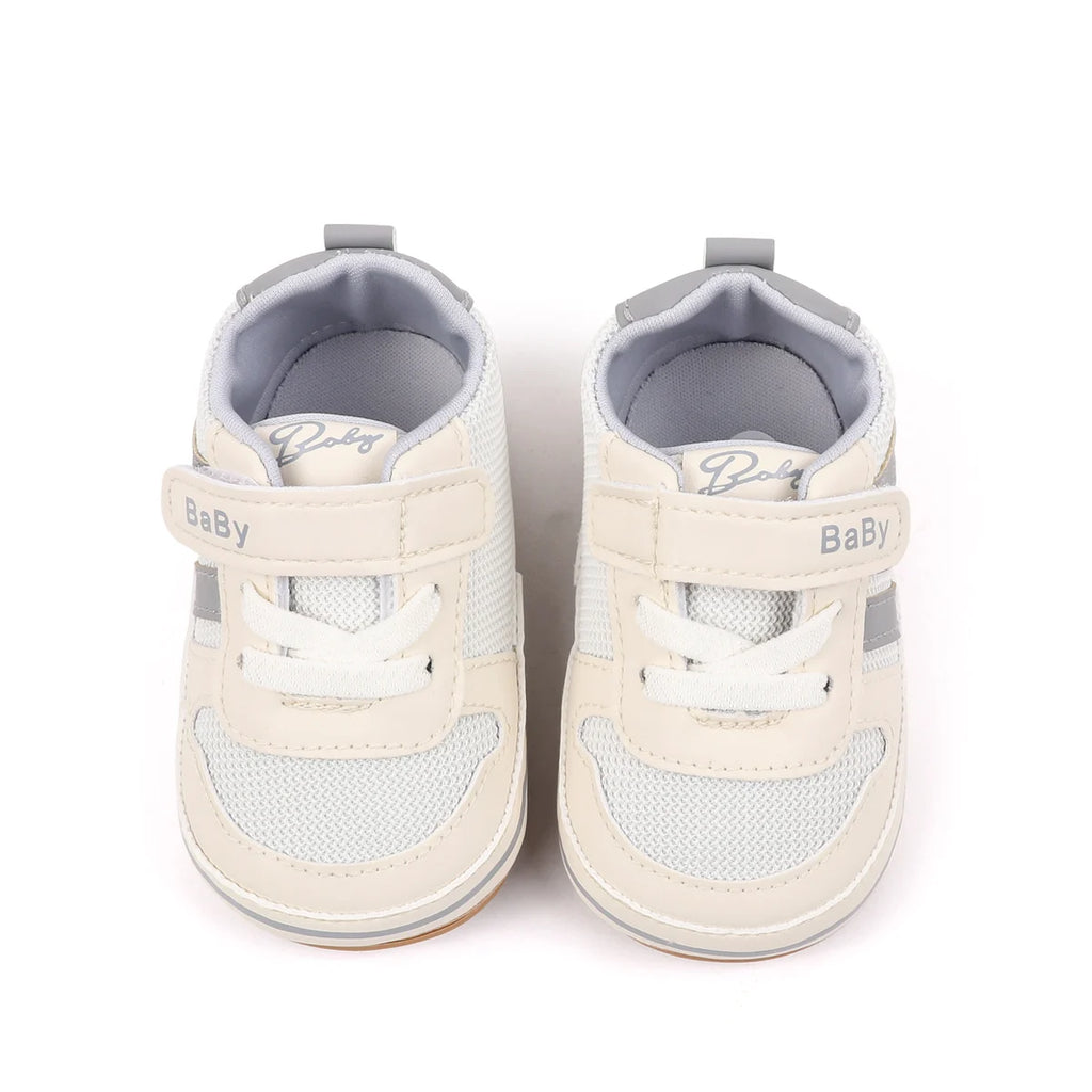 Spring And Autumn Baby Boys And Girls Sports Style Toddler Shoes High Quality PU Leather And Comfortable TPR Sole For 0-18M