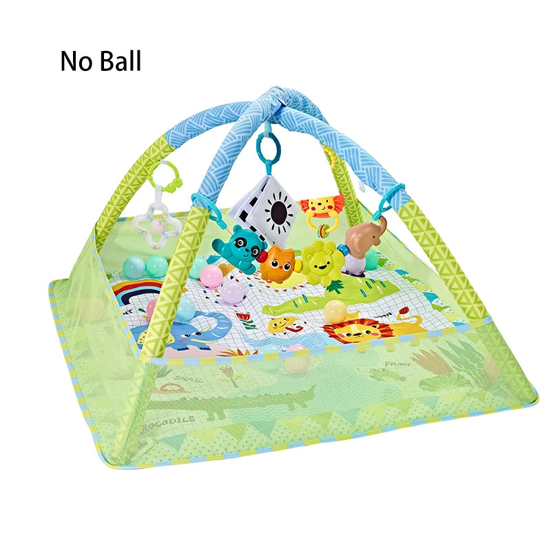 Multifunctional Baby Fitness Frame Play Gym And Mat For Newborns Baby Toys And Crawling Blanket
