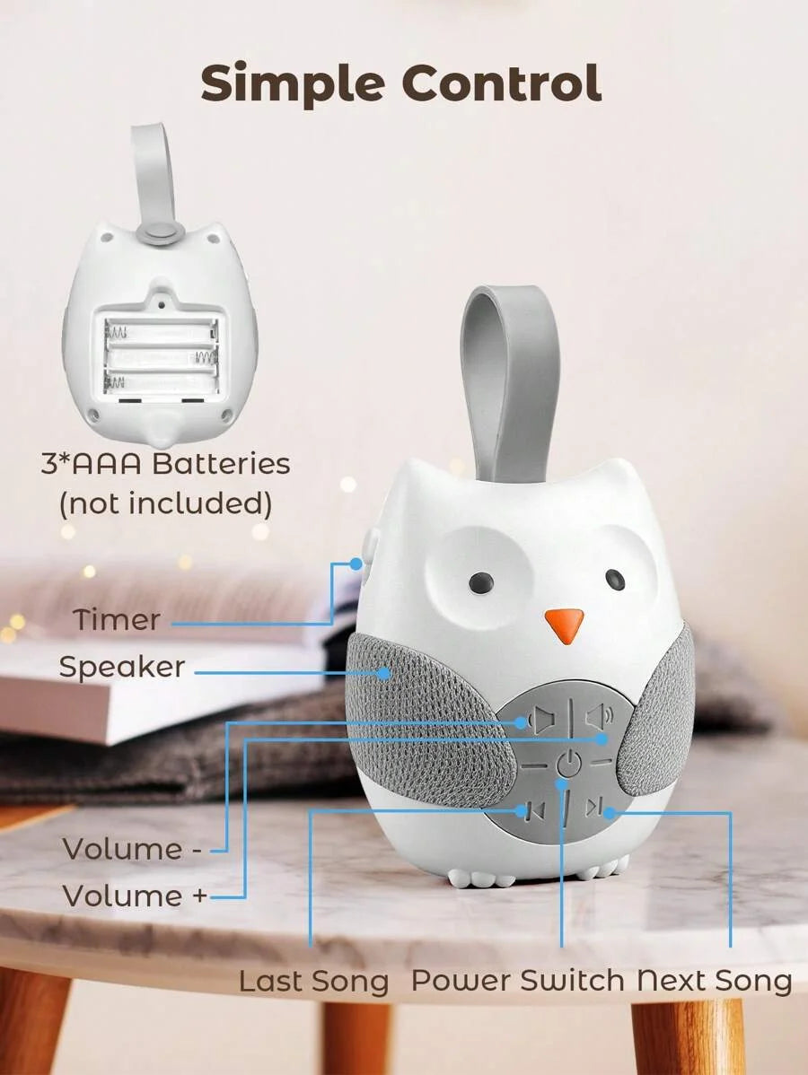 Portable Sleep Sound Toddler White Noise Machine Soothing Music Player Sleep Home for Baby Room Stroller Lullaby boys Girls Gift
