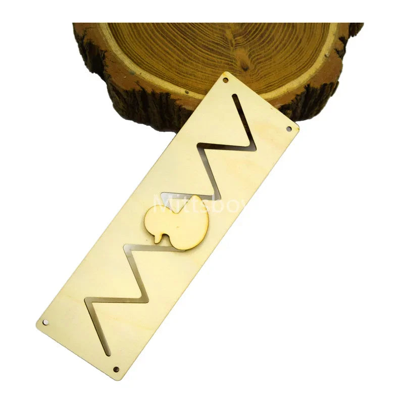 Montessori Wooden Busy Board Educational Toy With Zipper Numeric Letters Cloud Pairing Learning Gift