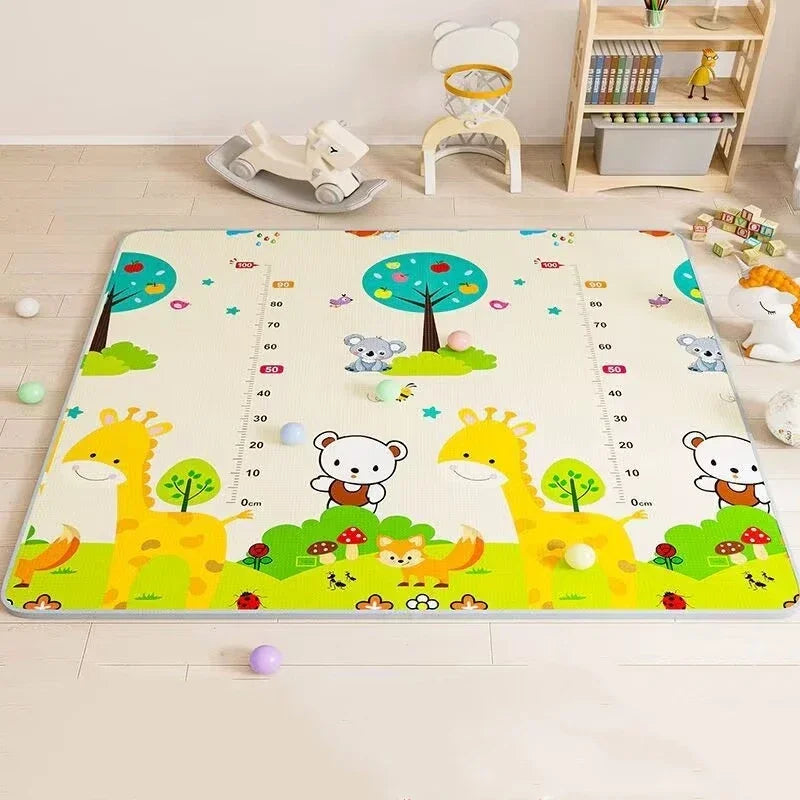 Double Sided Pattern Baby Activities Crawling Play Mats Non-toxic EPE Baby Activity Gym Room Mat Game Mat for Children's Mat Rug