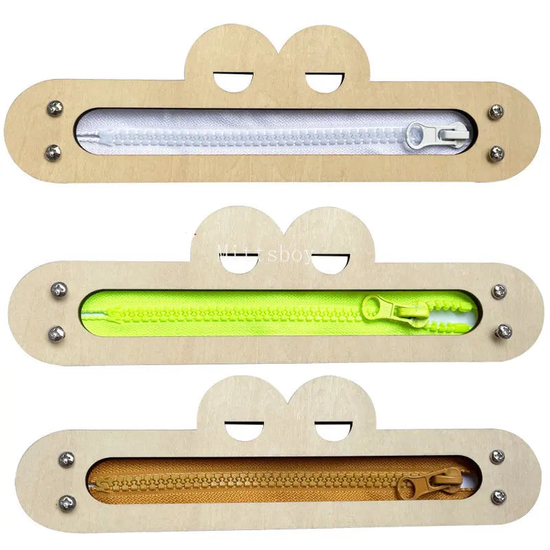Baby Montessori Wooden Busy Board Educational Toy For Children Guinea Pig Dinosaur Clock Pattern GP01