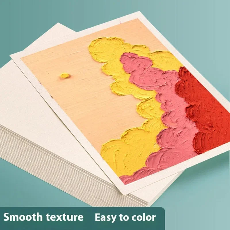 200GSM Oil Pastel Paper Oil Painting Stick Special Paper Blank Drawing A4 Chalk Coloring Crayons Painting Acid Free Cardboard