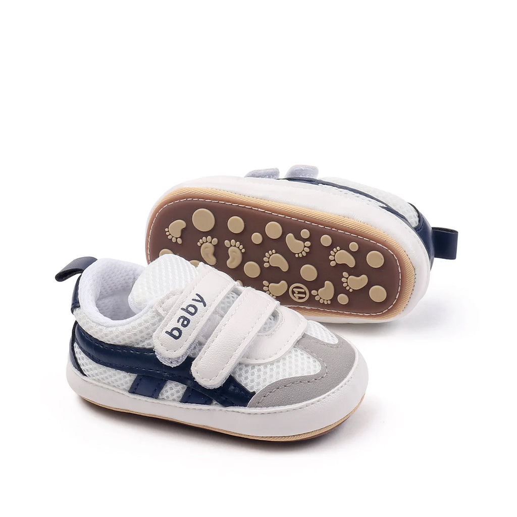 New Fashionable Design Spring And Autumn Baby Unisex Pre-walking Indoor Outdoor Toddler Shoes With Comfortable And Soft Sole