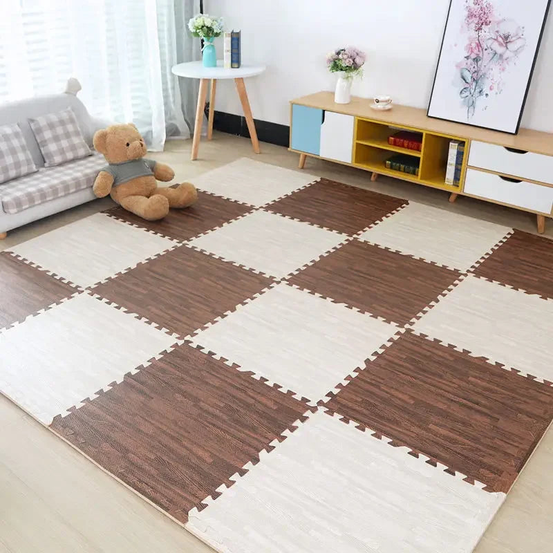Baby Eva Foam Play Gym Puzzle Mats Interlocking Tiles For Kids Crawling Soft Floor