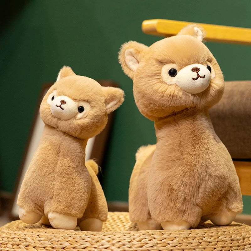 New 1pc 23/30CM Cute Fluffy Alpaca Plush Toys Soft Plush Llama Dolls Stuffed Animal Pillow Nice Friends Birthday Gift Room Decor