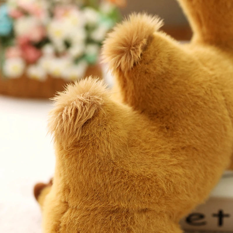 Simulation Standing Camel Plush Toys Soft Stuffed Steric Camel Toys For Children Creative Decor For Bookcase/Car Funny Gift